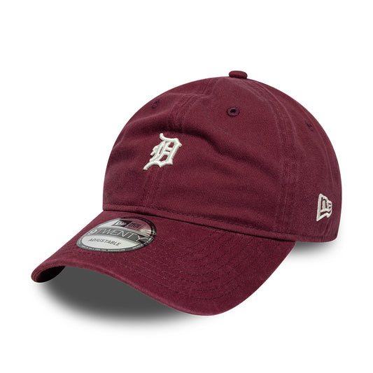 Casquette 9TWENTY MLB Mini Logo Detroit Tigers bordeaux-blanc NEW ERA