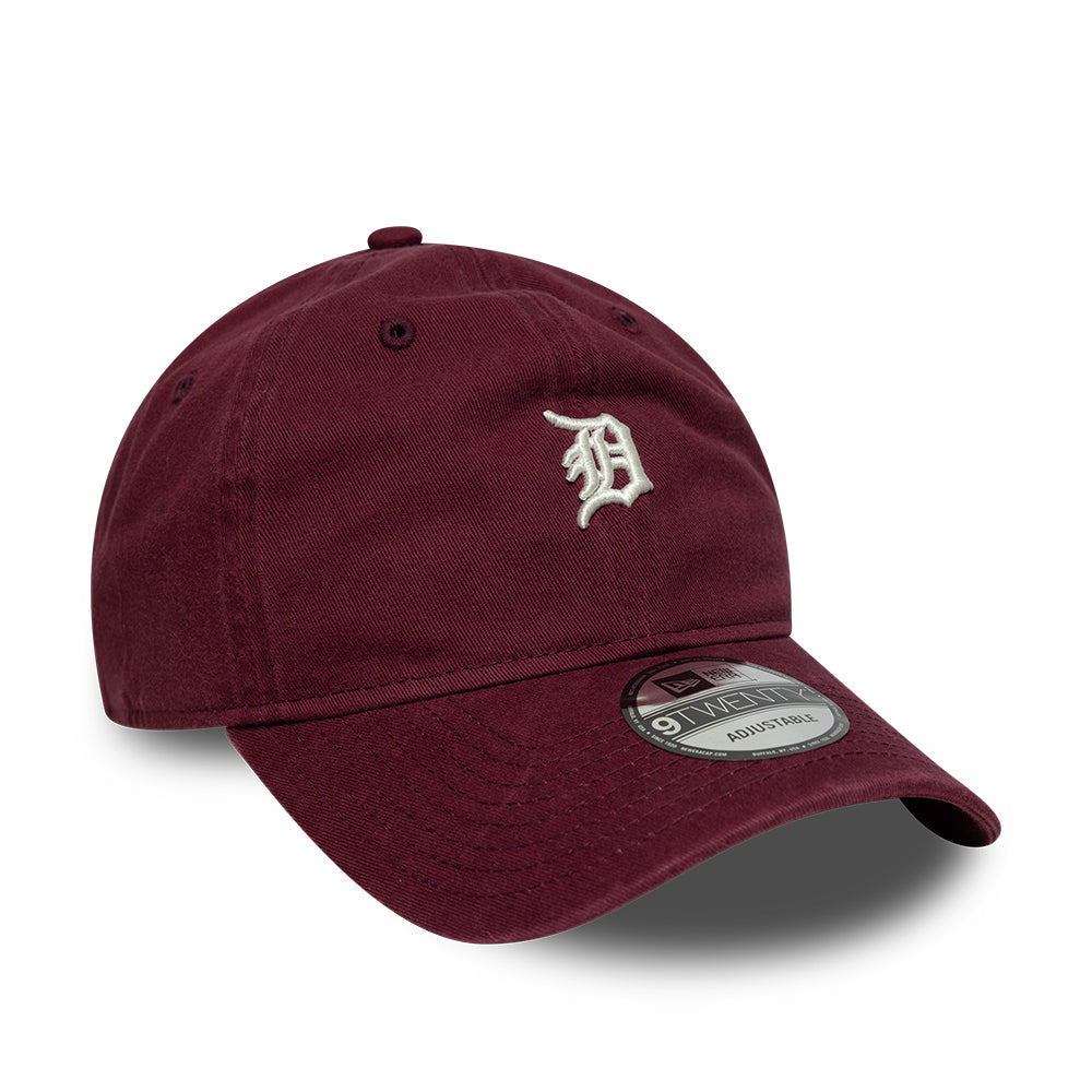 Casquette 9TWENTY MLB Mini Logo Detroit Tigers bordeaux-blanc NEW ERA