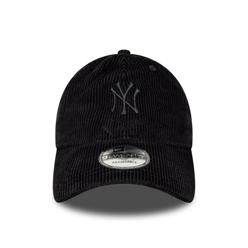 Casquette 9TWENTY MLB Cord Midi New York Yankees noir sur noir NEW ERA