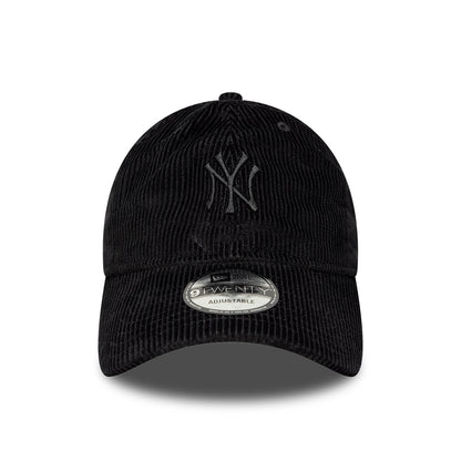 Casquette 9TWENTY MLB Cord Midi New York Yankees noir sur noir NEW ERA