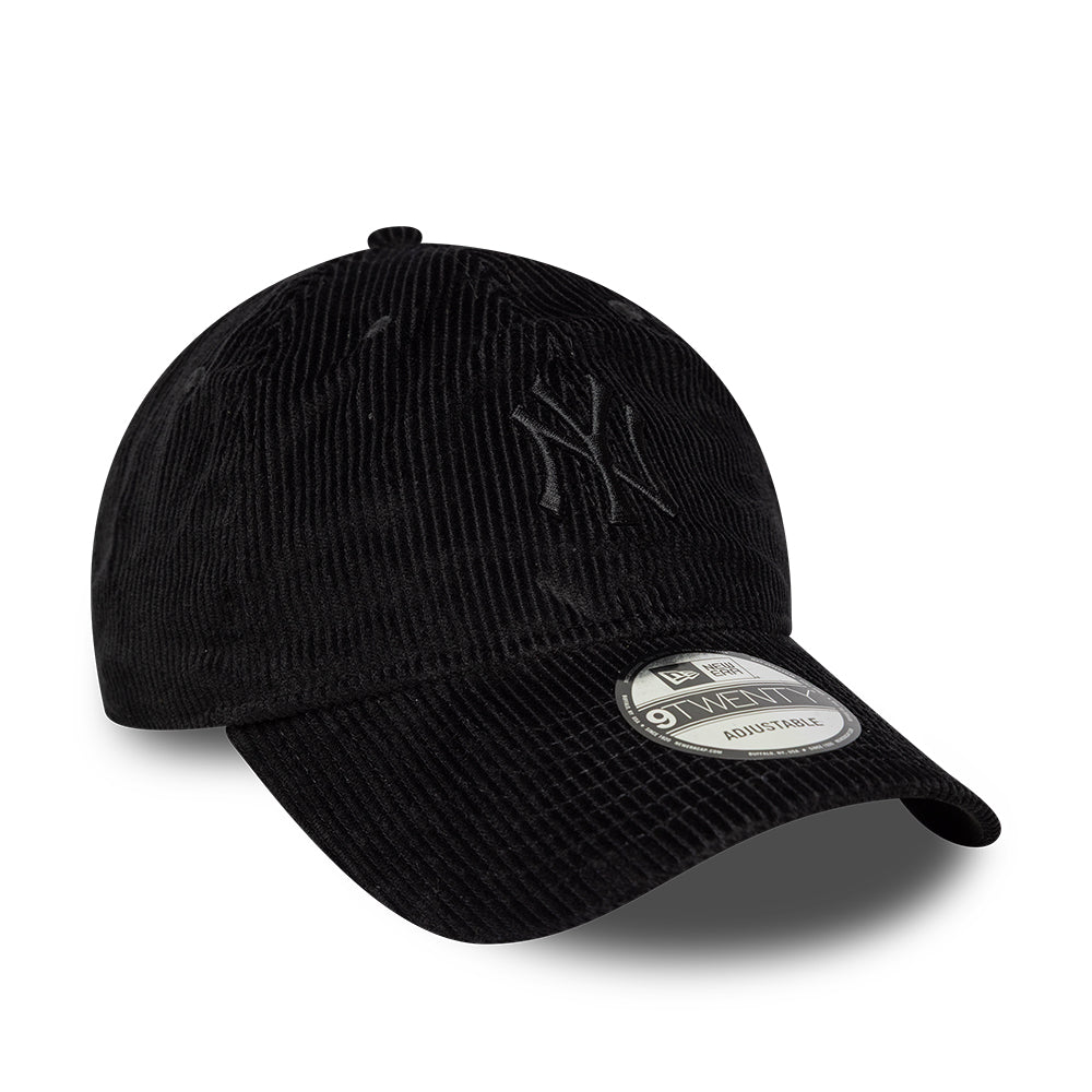 Casquette 9TWENTY MLB Cord Midi New York Yankees noir sur noir NEW ERA