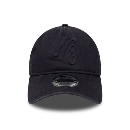 Casquette 9TWENTY NE Embossed A-Frame bleu marine sur bleu marine NEW ERA