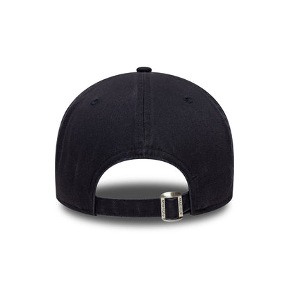 Casquette 9TWENTY NE Embossed A-Frame bleu marine sur bleu marine NEW ERA