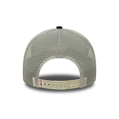 Casquette Trucker A-Frame 9FORTY Patch Denim bleu foncé NEW ERA