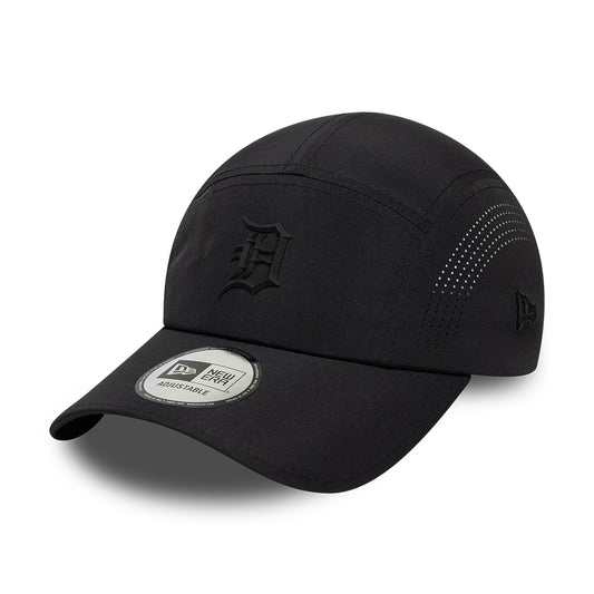 Casquette 5 Panel MLB Tech Midi Runner Detroit Tigers noir sur noir NEW ERA