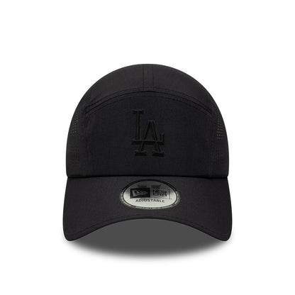 Casquette 5 Panel MLB Tech Midi Runner L.A. Dodgers noir sur noir NEW ERA