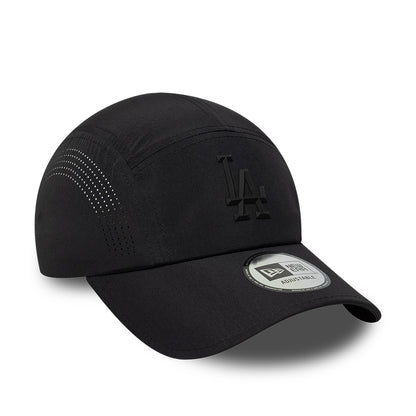Casquette 5 Panel MLB Tech Midi Runner L.A. Dodgers noir sur noir NEW ERA