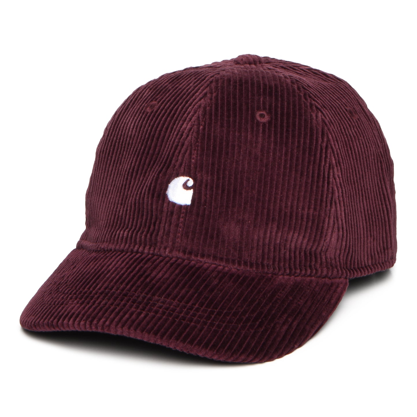 Casquette en Velours Côtelé Harlem vin-blanc CARHARTT WIP