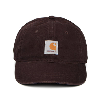 Casquette en Toile de Coton Délavée Selby châtaigne CARHARTT WIP