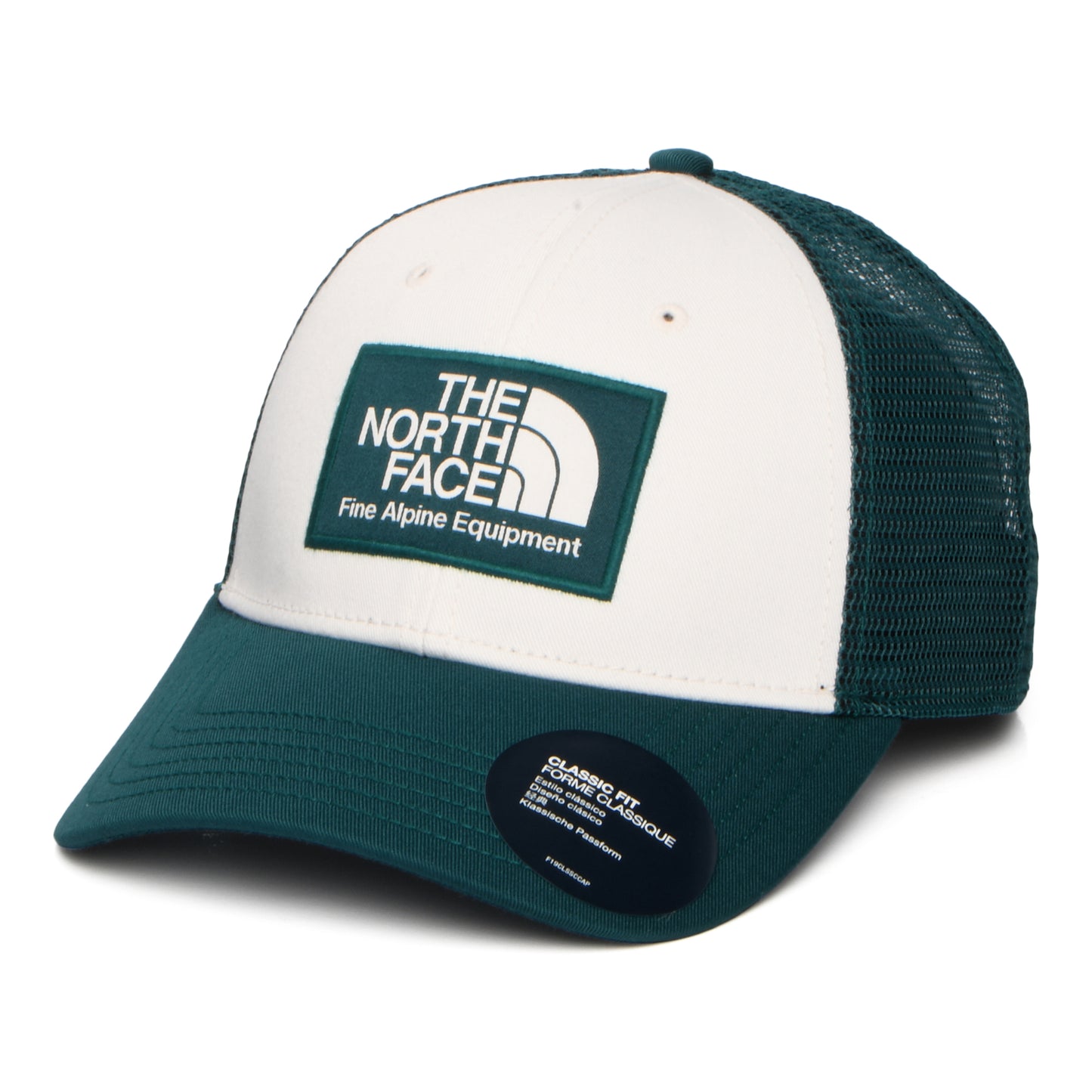 Casquette Trucker Recyclée Mudder blanc cassé-bleu sarcelle THE NORTH FACE