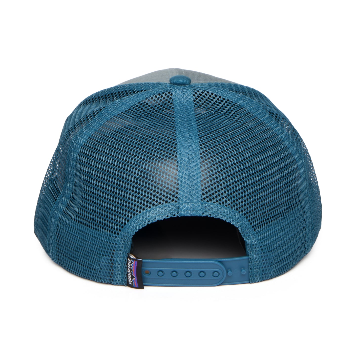 Casquette Trucker en Coton Bio P-6 Logo sauge-bleu sarcelle PATAGONIA