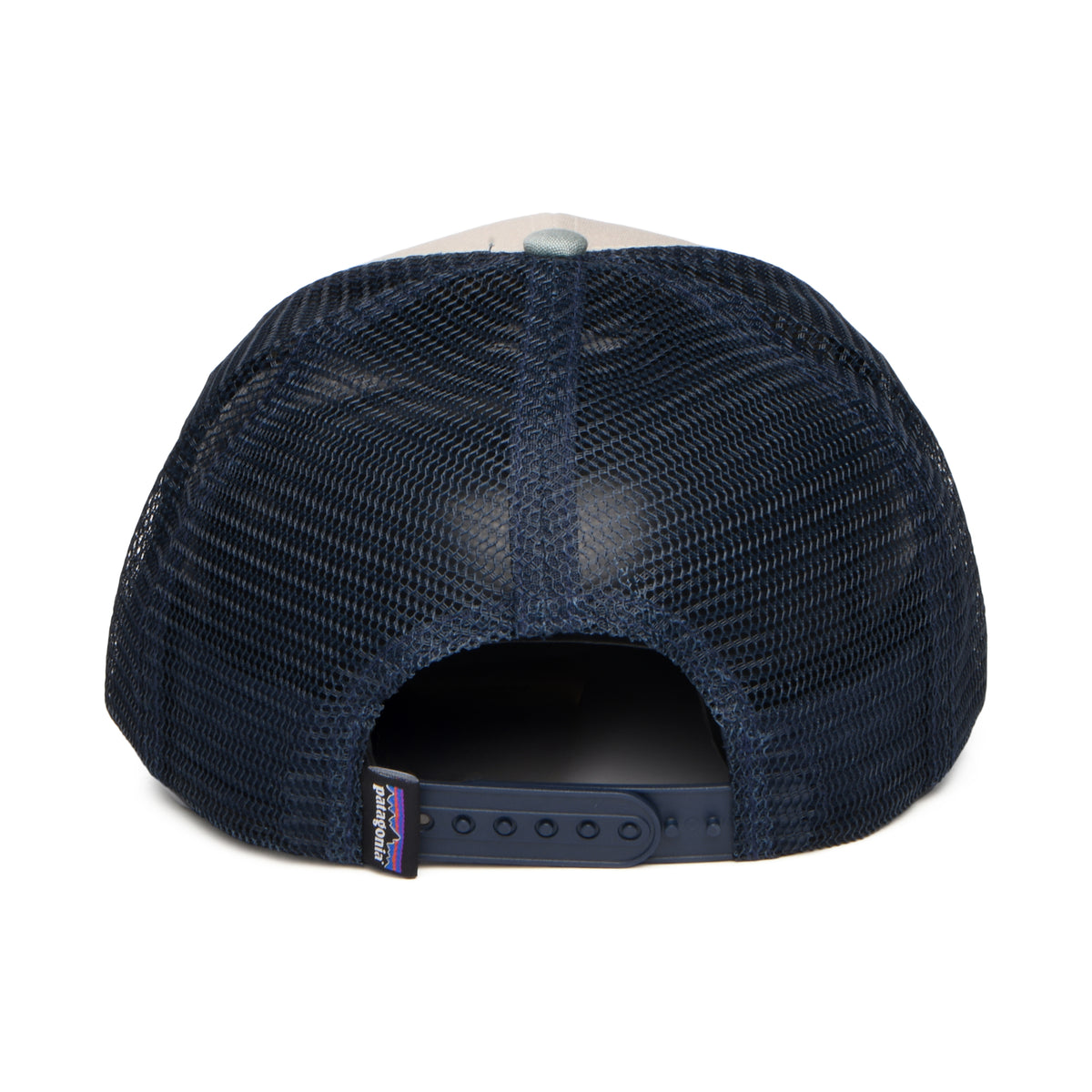 Casquette Trucker en Coton Bio P-6 Logo pierre-sauge-bleu marine PATAGONIA