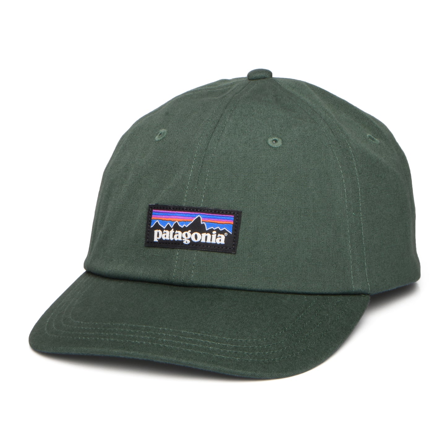 Casquette en Coton Bio P-6 Label Trad vert sapin PATAGONIA