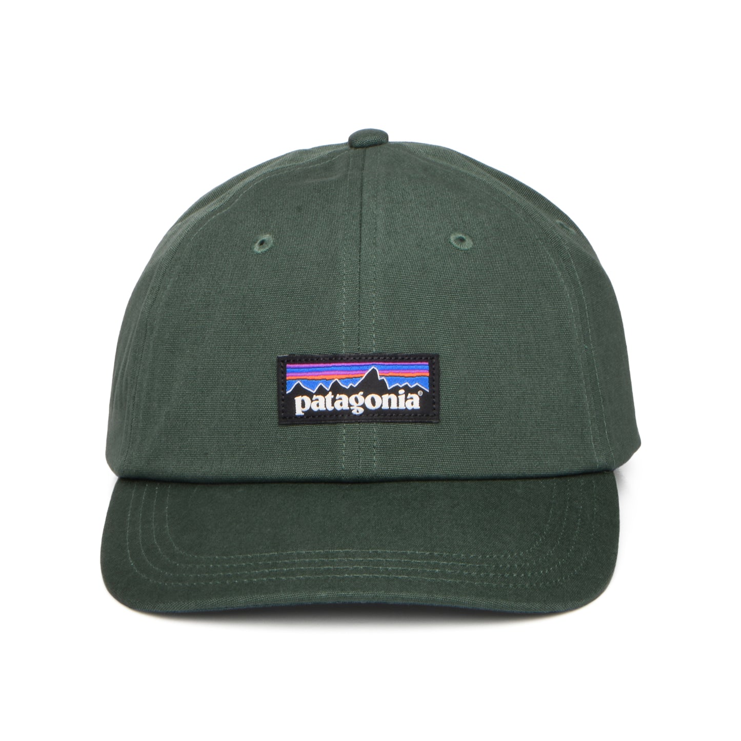 Casquette en Coton Bio P-6 Label Trad vert sapin PATAGONIA