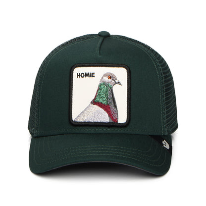 Casquette Trucker Homie Pigeon vert foncé GOORIN