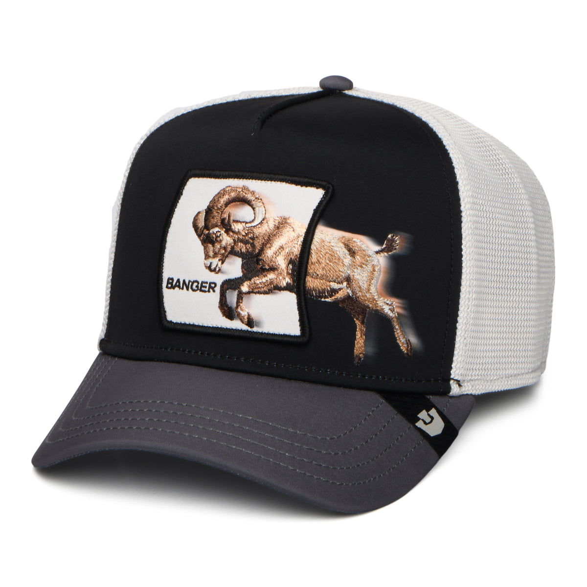 Casquette Trucker Migration Banger noir-gris-blanc GOORIN