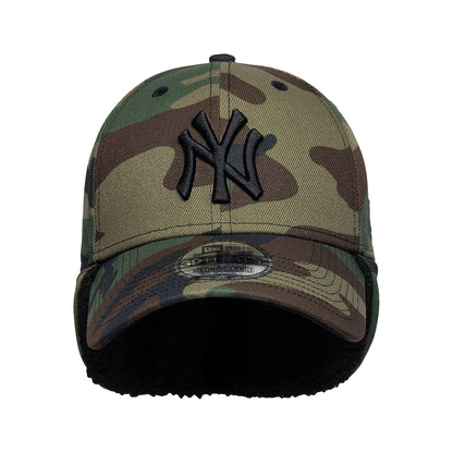 Casquette 39THIRTY MLB Down Flap New York Yankees camouflage-noir NEW ERA