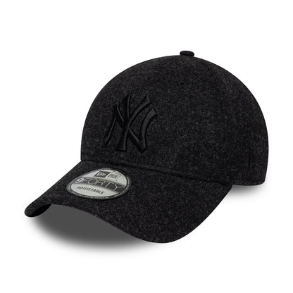 Casquette 9FORTY MLB Winter New York Yankees noir chiné NEW ERA