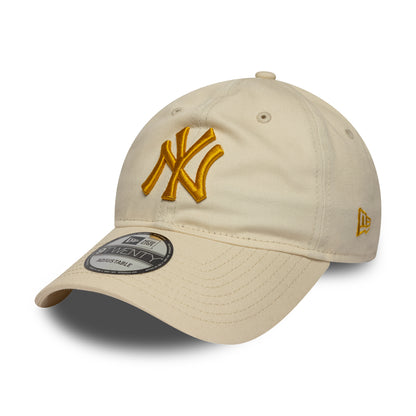 Casquette 9TWENTY MLB League Essential New York Yankees crème-miel NEW ERA