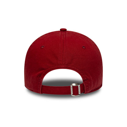 Casquette 9TWENTY MLB Washed Midi Logo New York Mets rouge profond NEW ERA