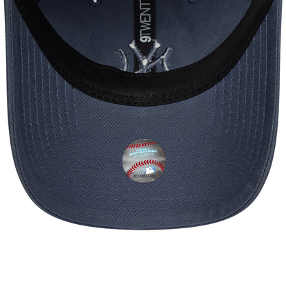 Casquette 9TWENTY MLB Washed Midi Logo New York Yankees indigo NEW ERA