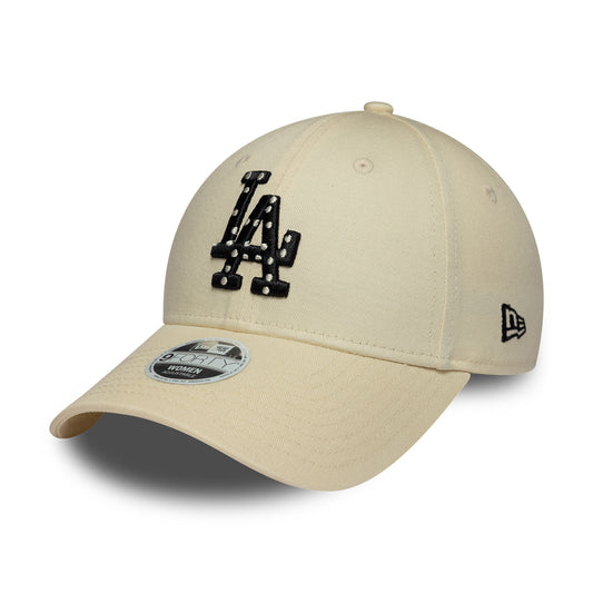 Casquette Femme 9FORTY MLB Polka Dot Infill L.A. Dodgers crème-noir NEW ERA