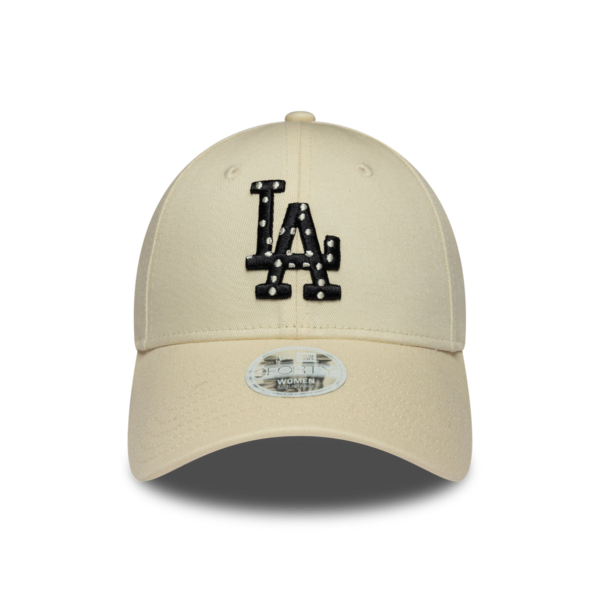 Casquette Femme 9FORTY MLB Polka Dot Infill L.A. Dodgers crème-noir NEW ERA
