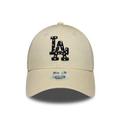 Casquette Femme 9FORTY MLB Polka Dot Infill L.A. Dodgers crème-noir NEW ERA