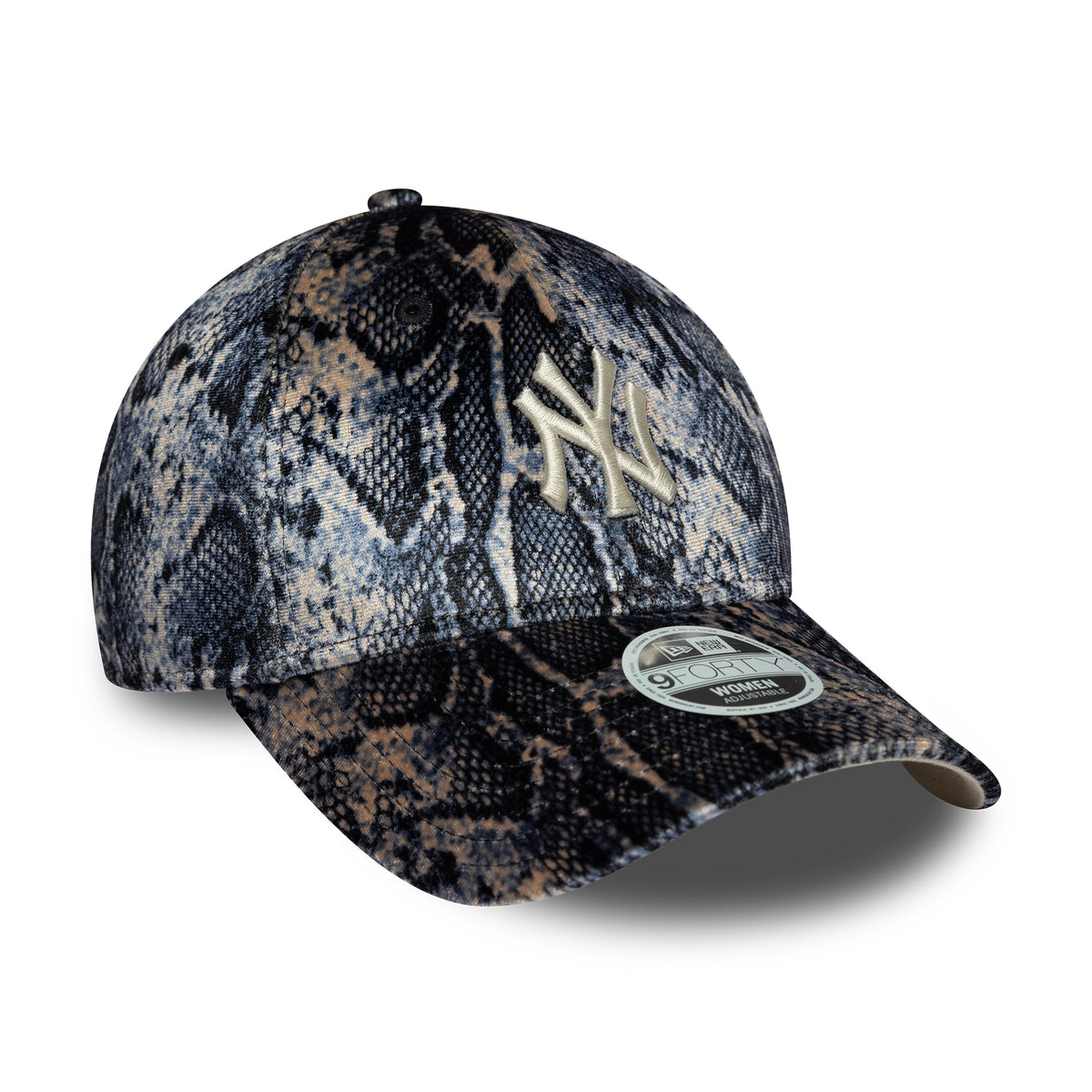 Casquette Femme 9FORTY MLB Snake Print New York Yankees noir-beige NEW ERA