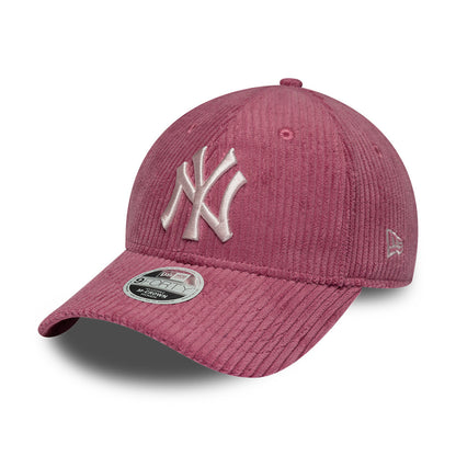 Casquette Femme 9FORTY M-Crown MLB Chunky Cord New York Yankees bois de rose NEW ERA