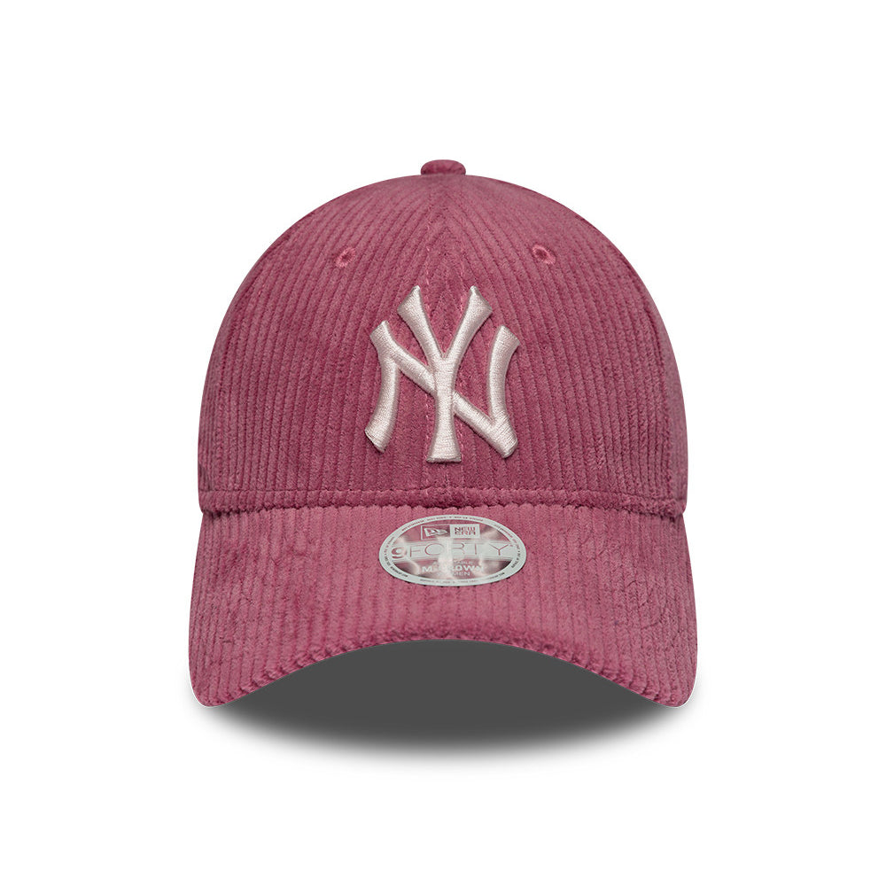 Casquette Femme 9FORTY M-Crown MLB Chunky Cord New York Yankees bois de rose NEW ERA