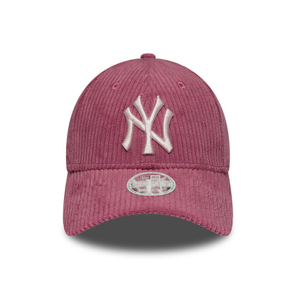 Casquette Femme 9FORTY M-Crown MLB Chunky Cord New York Yankees bois de rose NEW ERA