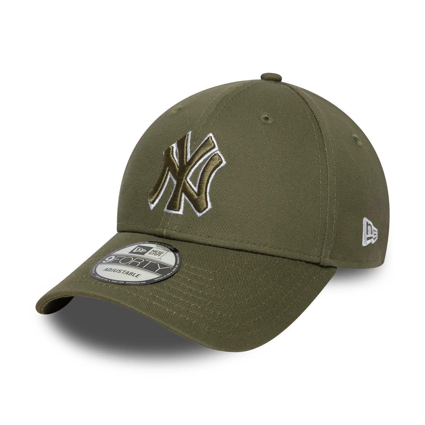 Casquette 9FORTY MLB Outline New York Yankees olive NEW ERA