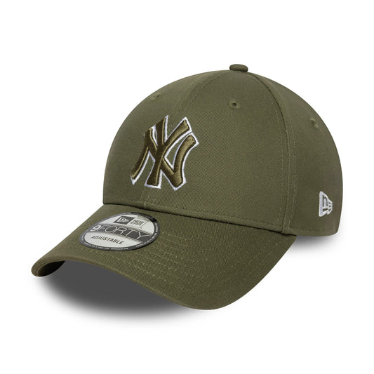 Casquette 9FORTY MLB Outline New York Yankees olive NEW ERA