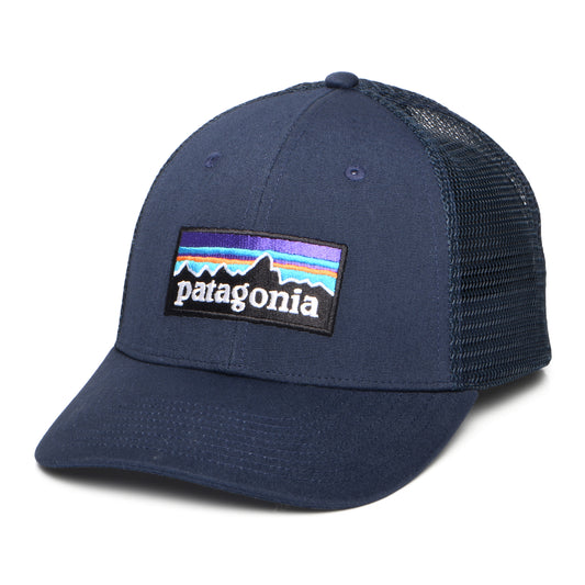 Casquette Trucker en Coton Bio LoPro P-6 Logo bleu marine PATAGONIA