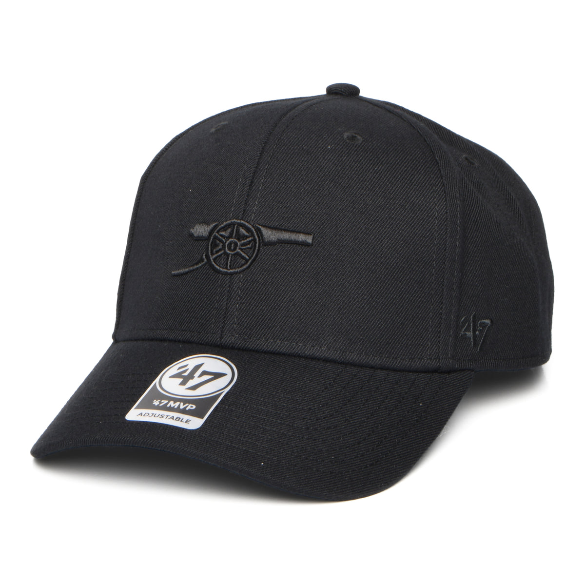 Casquette Snapback Gunners MVP Arsenal FC noir sur noir 47 BRAND