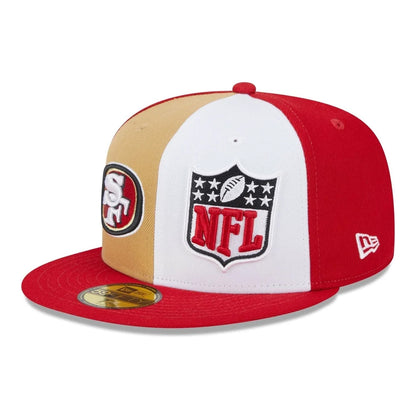 Casquette 59FIFTY NFL On Field Sideline San Francisco 49ers écarlate-blanc NEW ERA