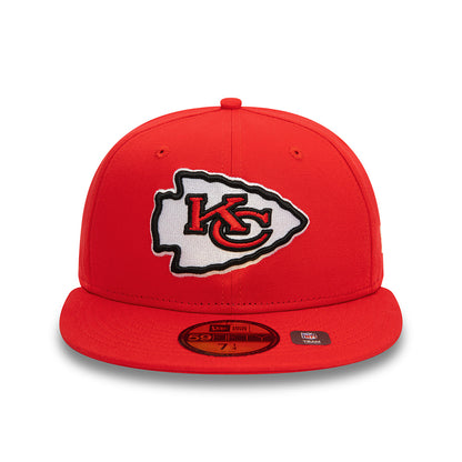 Casquette 59FIFTY NFL OTC Kansas City Chiefs rouge NEW ERA