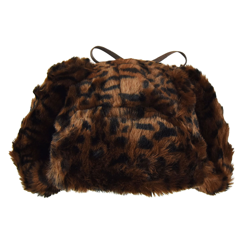 Chapka en Fausse Fourrure léopard KANGOL