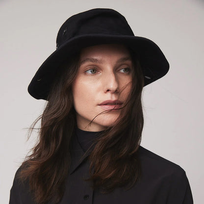 Chapeau Été Pliable T3 Wanderer noir TILLEY