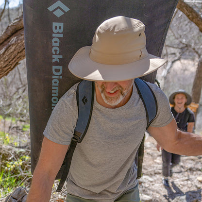 Chapeau Été Recyclé Hydrofuge Passport marron clair SUNDAY AFTERNOONS