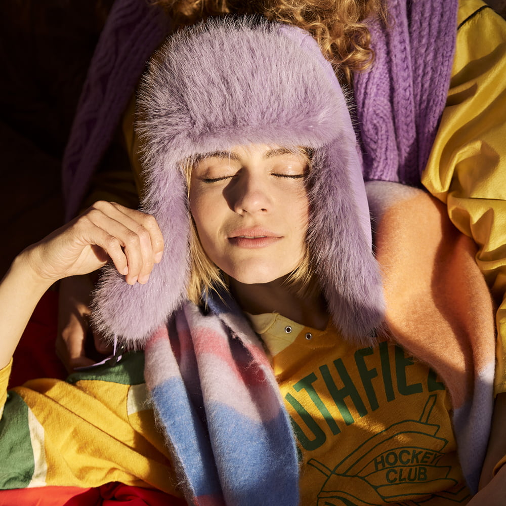 Chapka Recyclée Hawka violette BARTS