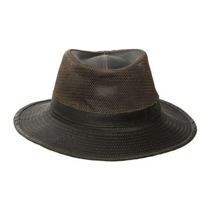 Chapeau Été Ventilé à Effet Usé marron STETSON