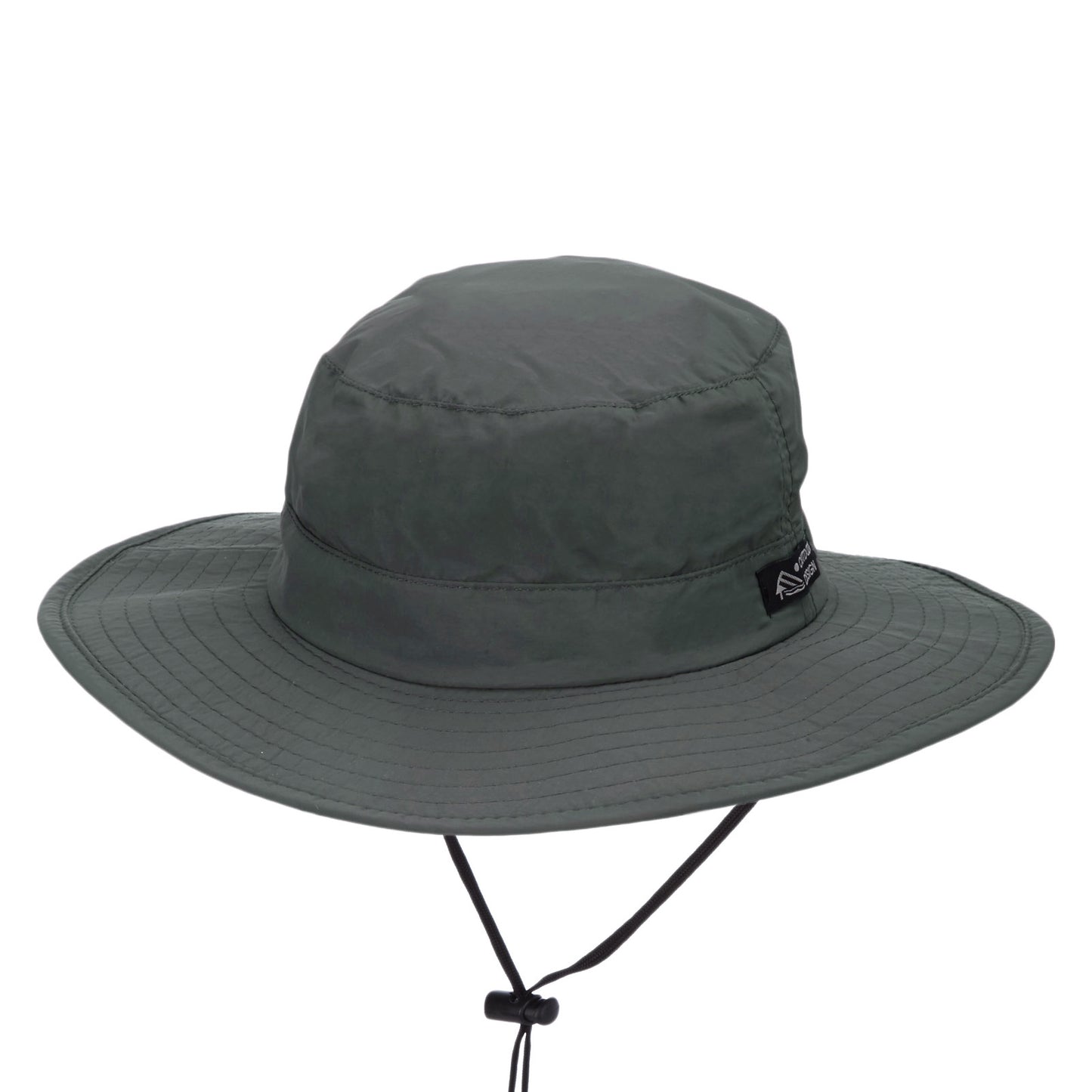 Chapeau Bob Boonie Pliable à Bord Large Evergreen gris DORFMAN PACIFIC