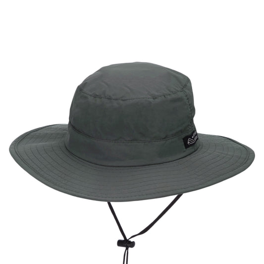 Chapeau Bob Boonie Pliable à Bord Large Evergreen gris DORFMAN PACIFIC