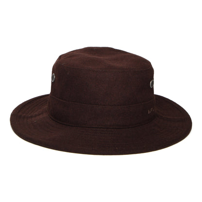 Chapeau Hiver en Laine Mélangée Deirmid marron foncé BARTS