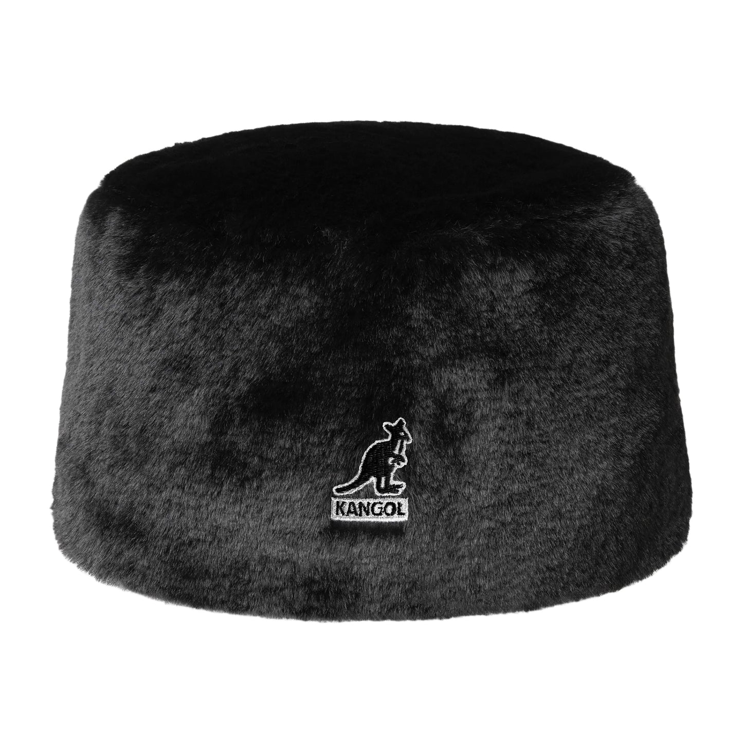 Chapeau Calot en Fausse Fourrure Topper noir KANGOL