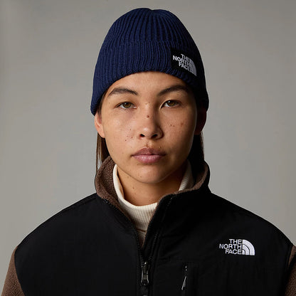 Bonnet Marin à Revers TNF Logo Box bleu marine THE NORTH FACE