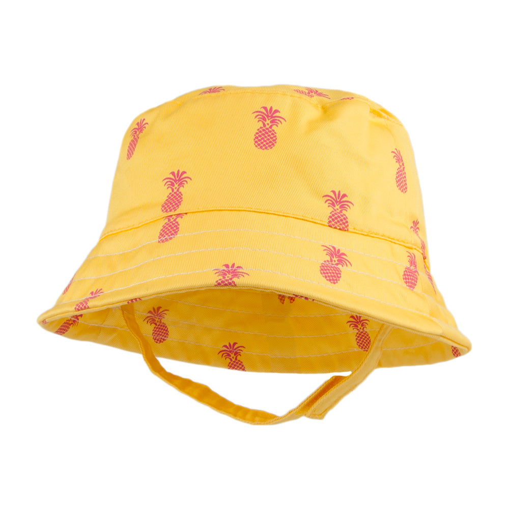 Chapeau Bob Enfant Pineapple jaune SCALA
