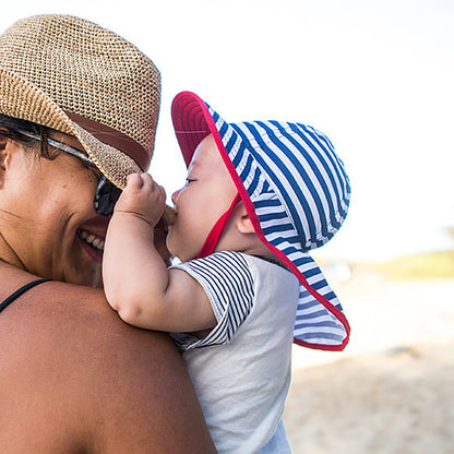 Chapeau Été Bébé Sunsprout bleu marine-blanc SUNDAY AFTERNOONS